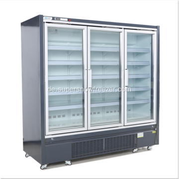 Kommerzielle vertikale Glastür-Anzeige Gefrierfach Kühlschrank